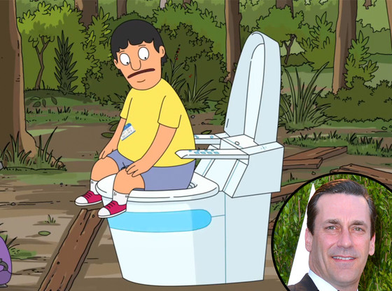 Bob's Burgers, Friendly Toilet, Jon Hamm Bob's Burgers, Friendly Toilet, Jon Hamm